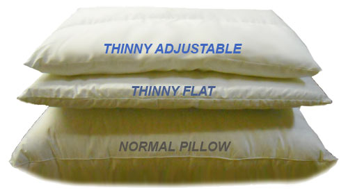 thin pillows